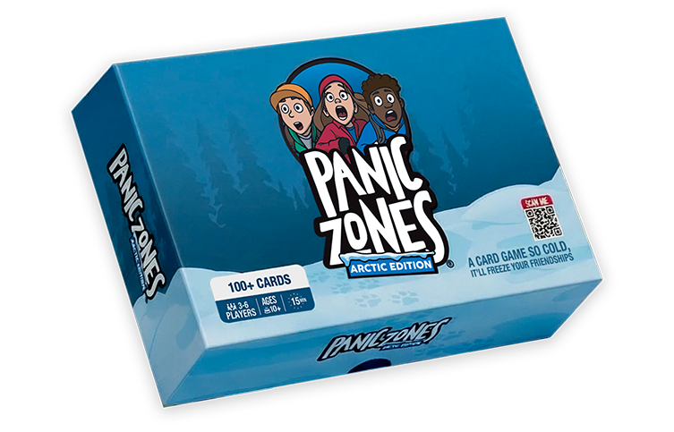 Panic Zones Arctic Edition — the fast-paced survival card game taking the Middle East by storm. 100+ cards, 3–6 players, ages 10+. Free shipping in UAE.