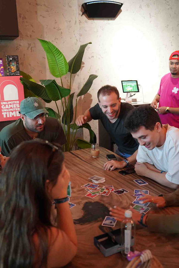 3 guys playing panic zones